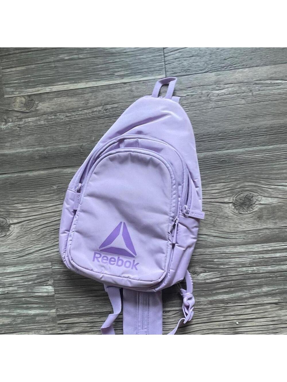New With Tags Reebok Purple Mini Backpack Fanny Pack Festival Gym Bag